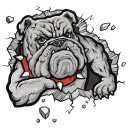 Bilklistermærke hund A1433 5