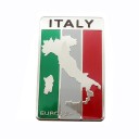 Bilklistermærke med Italiens flag 7