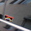 Bilklistermærker &quot;Chauffør er homoseksuel&quot; 2 stk. 5