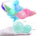 Billes en plastique mates 100 pcs 4