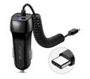 Biloplader med USB-C-kabel, Micro USB, iPhone 7