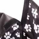 Bilsædebetræk til store og kæmpe hunde til bagagerum og bagsæder Vandtæt polyester og PVC Fastgørelse med velcro Pote-motiv 6