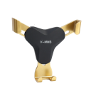 Biltelefonholder 9 × 8,5 cm Universal holder til luftventil ABS-plast og gummi Stabil montering Kompatibel med de fleste telefoner 5