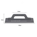 Bilvinduesvisker med silikonekant 30 x 9 cm plast og silikone grå håndskrabber til forrude og bilvinduer 4