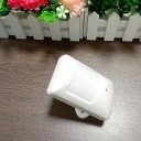 Bílý drátový PIR senzor pohybu pro alarm zabezpečovacího systému, relé výstup NO/NC, napájení DC 9-12V, ochrana proti sabotáži 4