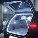 Bílý LED pásek do auta 12V Dekorativní osvětlení interiéru vozidla Flexibilní světelný pásek Auto tuning LED světlo na palubní desku 2