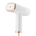 Bílý napařovač oděvů 130 ml 1000 W Skládací ruční napařovač Parní žehlička na oblečení Cestovní použití Rychlé nahřátí 40 s EU 1