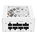 Bílý PC zdroj SFX 600 W plně modulární s větví +12 V 50 A a zapojením LLC a DC-DC se vstupem 100–240 V pro herní mini-ITX počítač 3