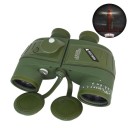 Binocolo 10x50 con bussola e misuratore di distanza BaK4 ottica FMC impermeabile obiettivo da 50 mm reticolo per escursionismo e navigazione 2