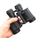 Binocolo 8x30 in metallo con vetro ottico costruzione compatta obiettivo da 30 mm ampio campo visivo per escursionismo osservazione della natura 3