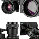 Binocolo 8x30 in metallo con vetro ottico costruzione compatta obiettivo da 30 mm ampio campo visivo per escursionismo osservazione della natura 6