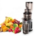 BioloMix Slow Juicer 200 W with 75 mm Feeding Opening Cold Pressing With Ice Cream Strainer Grey For Fruits and Leafy Vegetables 4