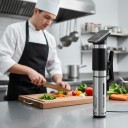 BioloMix SV-9008 Sous Vide Immersion Cooker 1300 W WiFi and Tuya Smart App Accuracy ±0.1 °C Stainless Steel IPX7 Black For Meat and Fish 6
