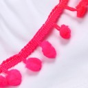 Biquínis de menina com bolinhas coloridas - Brancos 4