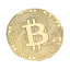 Bitcoin érme másolata 4 cm-es átlátszó tokban, aranyozott Bitcoin emlékérme gyűjthető gyűjthető érme műanyag dobozban 5,8x8,4 cm 2
