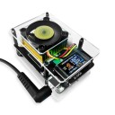 Bitcoin miner 85 x 56 x 44 mm con potenza di 15 W e display IPS a colori da 1,14 pollici per Wi-Fi 2,4 GHz con ventilatore in finitura nera 4