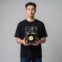 Bitcoin miner 85 x 56 x 44 mm con potenza di 15 W e display IPS a colori da 1,14 pollici per Wi-Fi 2,4 GHz con ventilatore in finitura nera 7