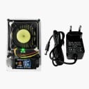 Bitcoin miner 85 x 56 x 44 mm med en effekt på 15 W och en färgglad 1,14-tums IPS-skärm för Wi-Fi 2,4 GHz med fläkt i svart utförande 1