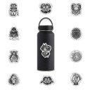 Black and White Stickers 50 pcs E181 3