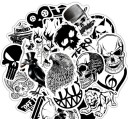 Black and White Stickers 50 pcs E97 4