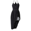 Black Asymmetric Dress 3