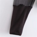 Black Blouse with Sheer Sleeves 6