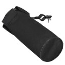 Black Cylindrical Stick Case 25.5 x 10 x 22.5 cm Waterproof Stick Holder with Metal Clip Robust Oxford Case for Percussion Instruments 2