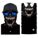 Black Face Print Neck Gaiter 5