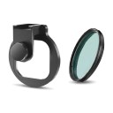 Black Mist suodatin mobiilille 67 mm metallipidikkeellä Elokuvamainen efekti ja valojen pehmennys Optinen lasi Musta Potretteihin ja videokuvaukseen 1