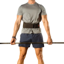 Black Neoprene Weightlifting Belt with Metal Buckle for Men and Women Support Belt for Back Stability and Safe Training 2