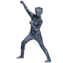 Black Panther kostym Chlapecký kostym Cosplay Black Panthera Black Panther dräkt Karneval kostym Halloweensk mask Superhjälte dräkt 3
