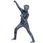 Black Panther kostým Chlapecký kostým Cosplay Black Panthera Black Panther oblek Karnevalový kostým Halloweenská maska Superhrdinský převlek 2