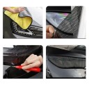 Black Perforated Film for Lights 50x100 cm Self-Adhesive PVC Film for Rear and Front Lamps Waterproof Toning Film for Automobiles 3