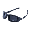 Black Polarised Sunglasses UV400 Width 14.6 cm Height 4.6 cm Arm Length 16.8 cm Interchangeable Arms Adjustable Headband 2