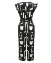 Black Ruffled Women's Jumpsuit 3