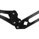 Blatnic pentru motocicletă 193 x 160 mm Blatnic din spate Protecție împotriva noroiului și murdăriei pentru drum și teren Aspect din carbon negru 8