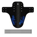 Blatnică universală pentru bicicletă față și spate neagră cu model colorat din carbon ultraușoară flexibilă protecție împotriva noroiului 8
