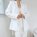 Blazer blanco de mujer 1