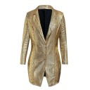 Blazer Dress Gold 2
