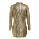 Blazer Dress Gold 3