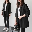 Blazer feminino preto B1054 3