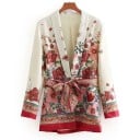 Blazer floral de dama 1