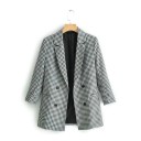 Blazer xadrez feminino B1290 1