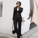 Blazer y pantalón de mujer B967 4