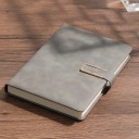 Bloc de notas A5 colorido con tapas suaves retro. Elegante cuaderno con hebilla para notas escolares, laborales y personales. 8