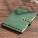 Bloc de notas A5 colorido con tapas suaves retro. Elegante cuaderno con hebilla para notas escolares, laborales y personales. 9