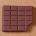 Bloc de notas con forma de chocolate de 80 hojas Cuaderno colorido con diseño de mesa realista con impresión Cuaderno con efecto mordisco 4