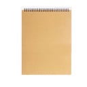 Bloc de notas desprendible sin forro A5 148 x 210 mm Encuadernación superior en espiral Bloc de notas para dibujar y escribir Hojas en blanco 1