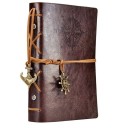 Bloc-notes marin en simili cuir 23,5 x 16,5 cm, 80 feuilles 1