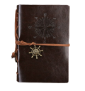 Bloc-notes marin en simili cuir 23,5 x 16,5 cm, 80 feuilles 2